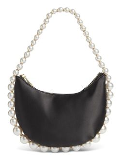 Crescent Imitation Pearl Hobo Bag, Created for Macy's