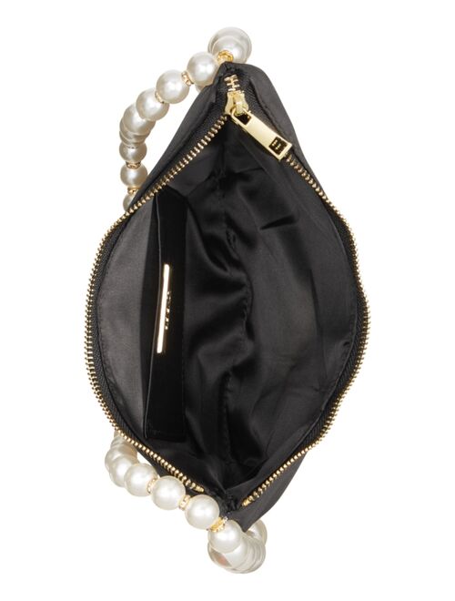 INC International Concepts I.N.C. INTERNATIONAL CONCEPTS Crescent Imitation Pearl Hobo Bag, Created for Macy's