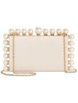 East West Imitation Pearl Clutch, Created for Macy's