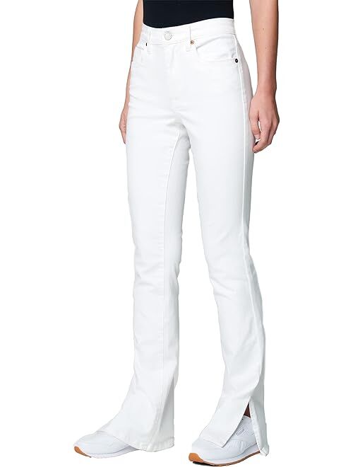 BLANKNYC Blank NYC High-Rise Mini Boot Jeans with Side Slit Detail in Vodka Soda