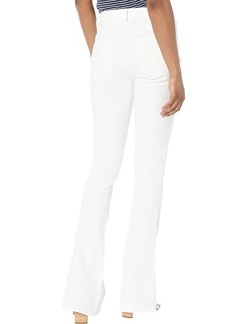 BLANKNYC Blank NYC High-Rise Mini Boot Jeans with Side Slit Detail in Vodka Soda