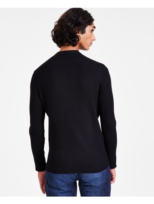 INC International Concepts I.N.C. International Concepts Men's Ribbed-Knit Sweater, Created for Macy's