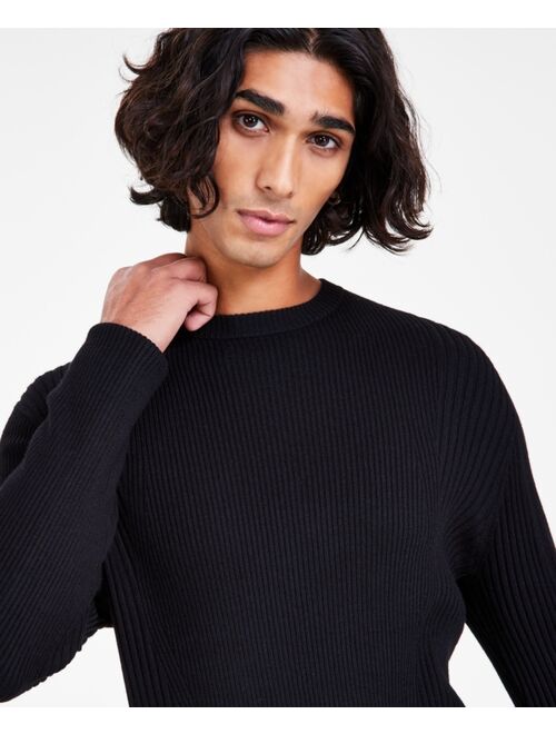 INC International Concepts I.N.C. International Concepts Men's Ribbed-Knit Sweater, Created for Macy's