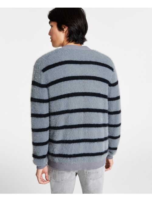INC International Concepts I.N.C. International Concepts Men's Tyler Regular-Fit Striped Cardigan, Created for Macy's
