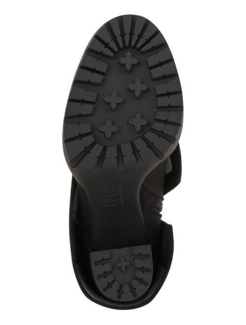 INC International Concepts I.N.C. International Concepts Women's Acelina Fold-Over Cuffed Dress Booties, Created for Macy's