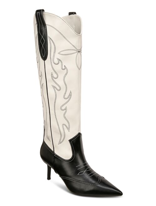INC International Concepts I.N.C. International Concepts Women's Hayleigh Mid-Heel Cowboy Boots, Created for Macys