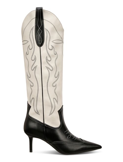 INC International Concepts I.N.C. International Concepts Women's Hayleigh Mid-Heel Cowboy Boots, Created for Macys