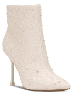 Women's Rakima Embellished Pointed Toe Dress Booties, Created for Macy's