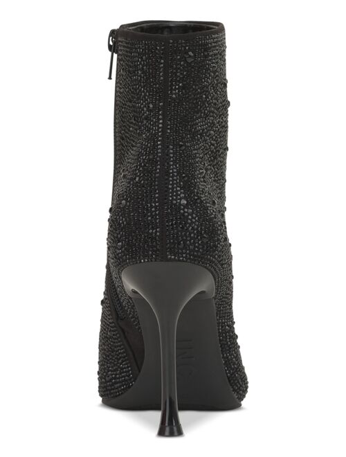 INC International Concepts I.N.C. International Concepts Women's Rakima Embellished Pointed Toe Dress Booties, Created for Macy's