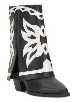 Women's Jadiza Fold-Over Cuffed Cowboy Boots, Created for Macy's