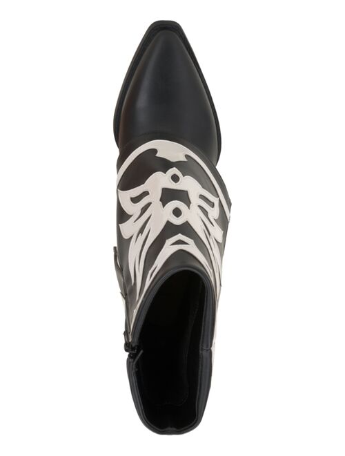 INC International Concepts I.N.C. International Concepts Women's Jadiza Fold-Over Cuffed Cowboy Boots, Created for Macy's