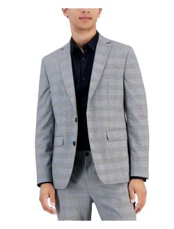 Men's Trinity Slim-Fit Glen Plaid Suit Jacket, Created for Macy's