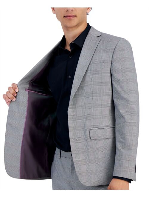 INC International Concepts I.N.C. International Concepts Men's Trinity Slim-Fit Glen Plaid Suit Jacket, Created for Macy's