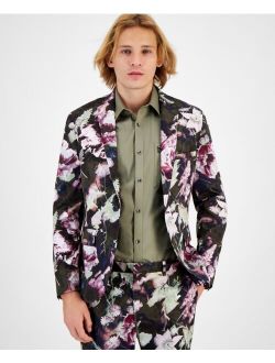 Men's Noah Slim-Fit Floral Suit Jacket, Created for Macy's