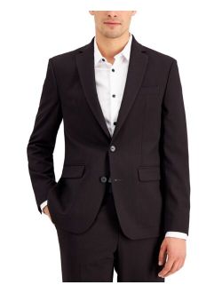 Men's Slim-Fit Burgundy Solid Suit Jacket, Created for Macy's