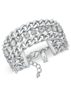 Silver-Tone Crystal Bracelet, Created for Macy's