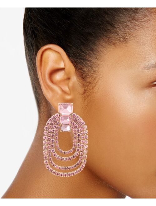 INC International Concepts I.N.C. International Concepts Crystal Multi-Row Drop Earrings, Created for Macy's
