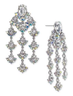 Silver-Tone Chandelier Crystal Earrings, Created for Macy's