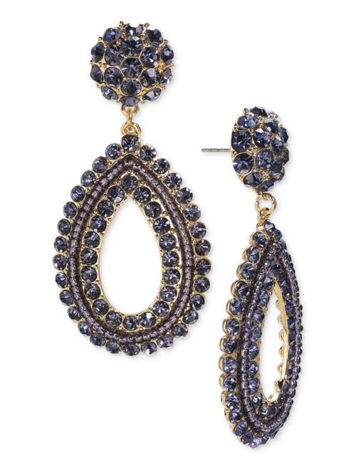 INC International Concepts I.N.C. International Concepts Gold-Tone Crystal Drop Earrings, Created for Macy's