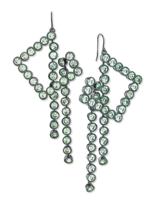 INC International Concepts I.N.C. International Concepts I.N.C International Concepts Crystal Linear Drop Earrings, Created for Macy's