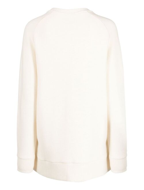 Varley fine-ribbed stretch-cotton sweater