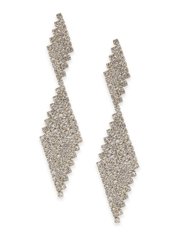 Crystal Mesh Drop Earrings, Created for Macy's
