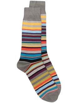 Paul Smith striped cotton-blend socks