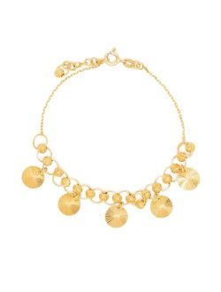 Hzmer Jewelry gold-plated charm bracelet