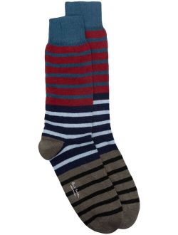 Paul Smith fine-knit striped ankle socks