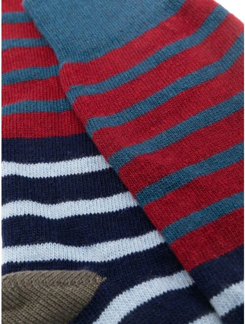 Paul Smith fine-knit striped ankle socks