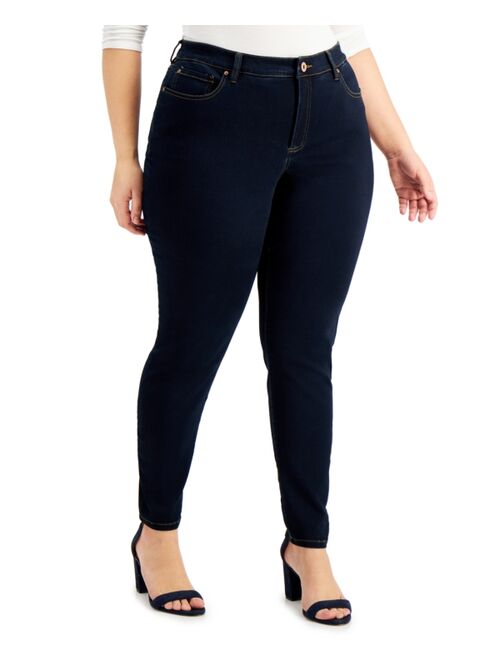 INC International Concepts I.N.C. International Concepts Plus Size Essex Super Skinny Jeans, Created for Macy's