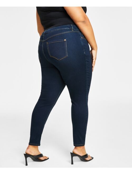 INC International Concepts I.N.C. International Concepts Plus Size Essex Super Skinny Jeans, Created for Macy's