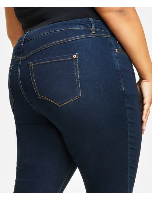 INC International Concepts I.N.C. International Concepts Plus Size Essex Super Skinny Jeans, Created for Macy's