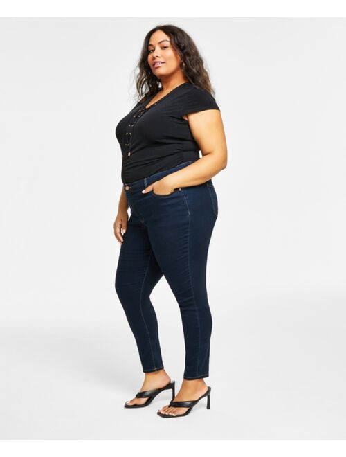 INC International Concepts I.N.C. International Concepts Plus Size Essex Super Skinny Jeans, Created for Macy's