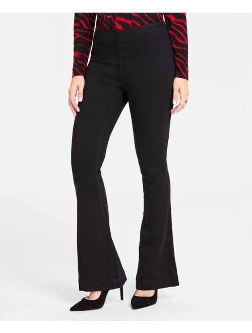 INC International Concepts I.N.C. International Concepts Petite Pull-On Flared Jeans, Created for Macy's