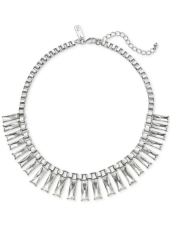 Rectangular Crystal Necklace, 17" 3" extender, Created for Macy's