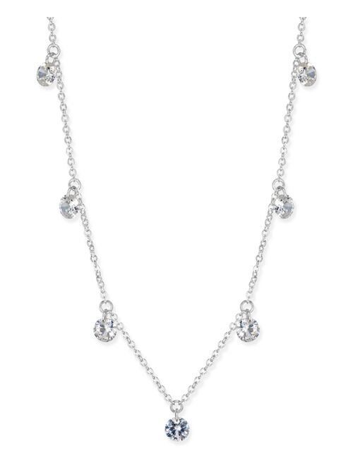 INC International Concepts I.N.C. International Concepts Cubic Zirconia Crystal Drop Necklace, Created for Macy's
