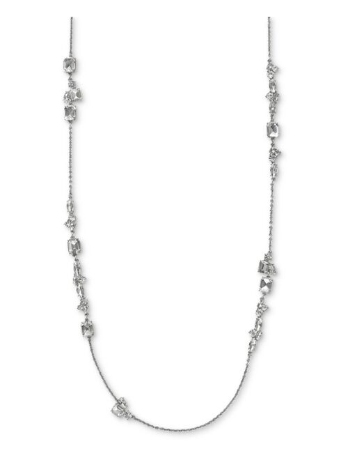 INC International Concepts I.N.C. International Concepts Silver-Tone Crystal Long Necklace, 40"+3" extender, Created for Macy's