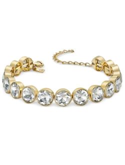 Gold-Tone Crystal Choker 17" 3" extender, Created for Macy's