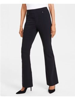 Women's High-Rise Pull-On Flare-Leg Pants, Created for Macy's