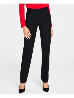 Women's Mid-Rise L-Pocket Straight-Leg Pants, Regular, Long & Short Lengths, Created for Macy's
