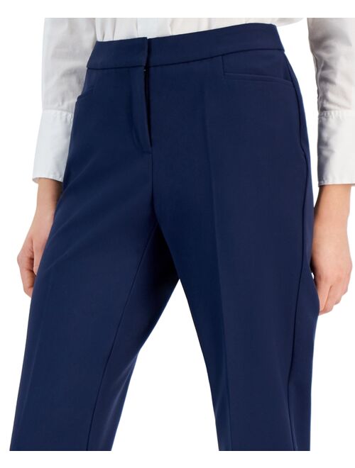 INC International Concepts I.N.C. International Concepts Women's Mid-Rise L-Pocket Straight-Leg Pants, Regular, Long & Short Lengths, Created for Macy's