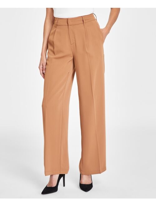 INC International Concepts I.N.C. International Concepts Petite Pleated Wide-Leg Trousers, Created for Macy's