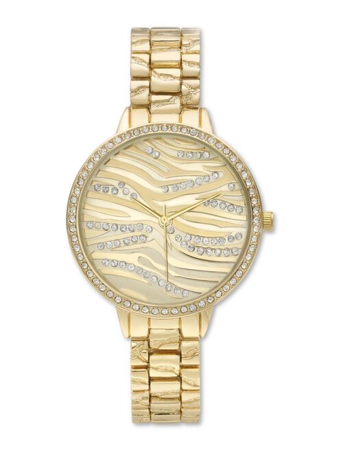 INC International Concepts I.N.C. International Concepts Women's Crystal Bracelet Watch 38mm, Created for Macy's