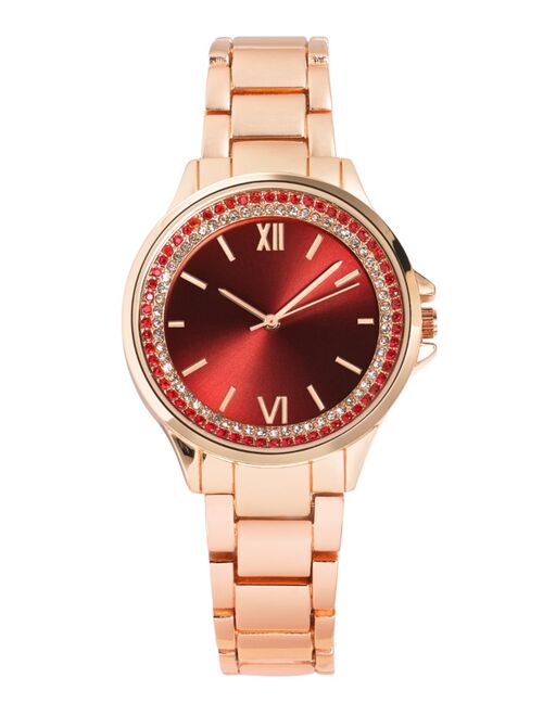 INC International Concepts I.N.C. International Concepts Women's Rose Gold-Tone Bracelet Watch 38mm, Created for Macy's