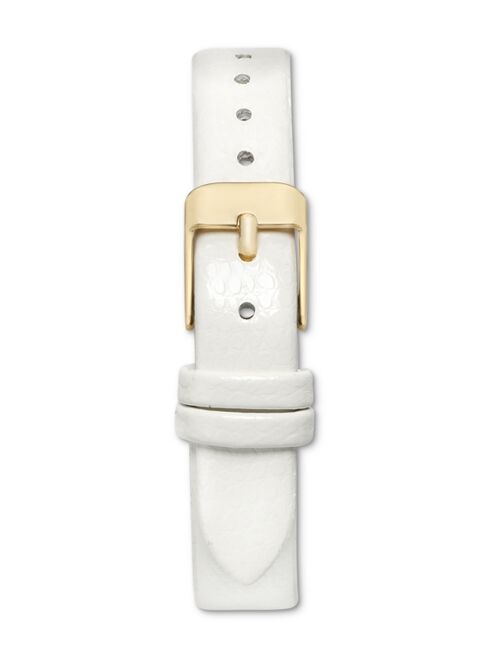 INC International Concepts I.N.C. International Concepts Women's White Strap Watch 38mm Gift Set, Created for Macy's