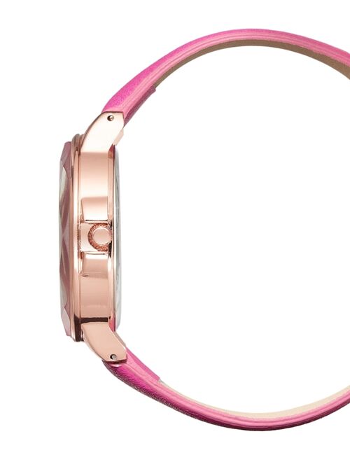 INC International Concepts I.N.C. International Concepts Women's Pink Strap Watch 36mm Gift Set, Created for Macy's