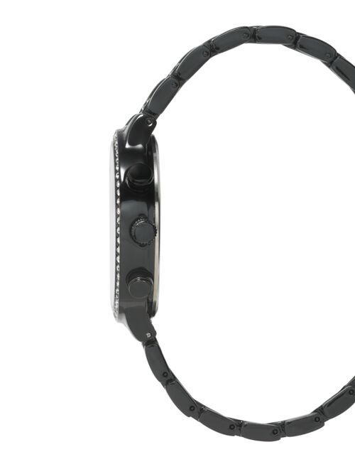 INC International Concepts I.N.C. International Concepts Women's Black-Tone Bracelet Watch 37mm, Created for Macy's