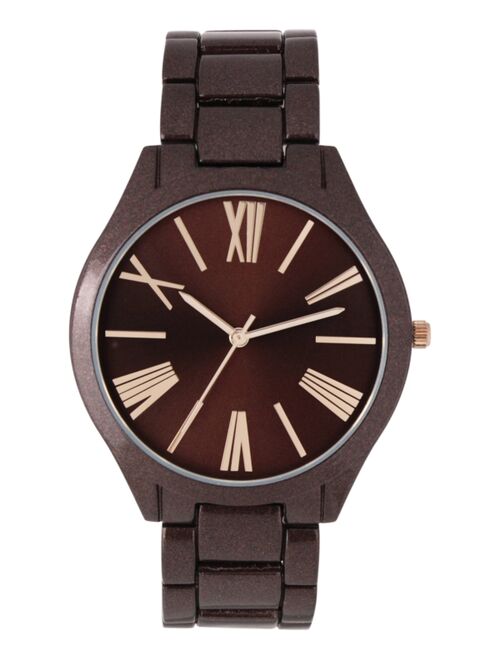 INC International Concepts I.N.C. International Concepts Women's Brown Bracelet Watch 42mm, Created for Macy's