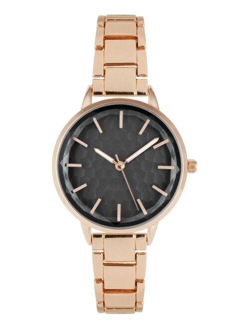 INC International Concepts I.N.C. International Concepts Women's Rose Gold-Tone Bracelet Watch 34mm, Created for Macy's
